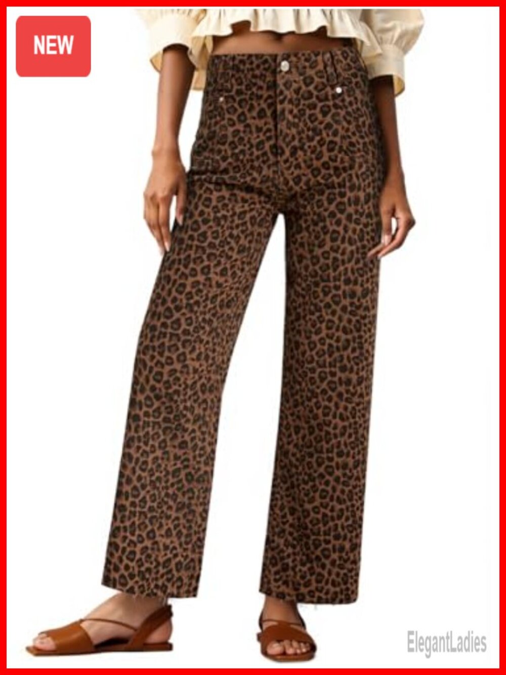 Women's High Waisted Cropped Straight Leg Jeans Raw Hem